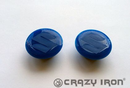 Заглушки (пыльники) для слайдеров Suzuki Crazy Iron, синяя, 5280