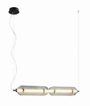 8372MDM-4S W BLACK+CLEAR (1) Люстра NW