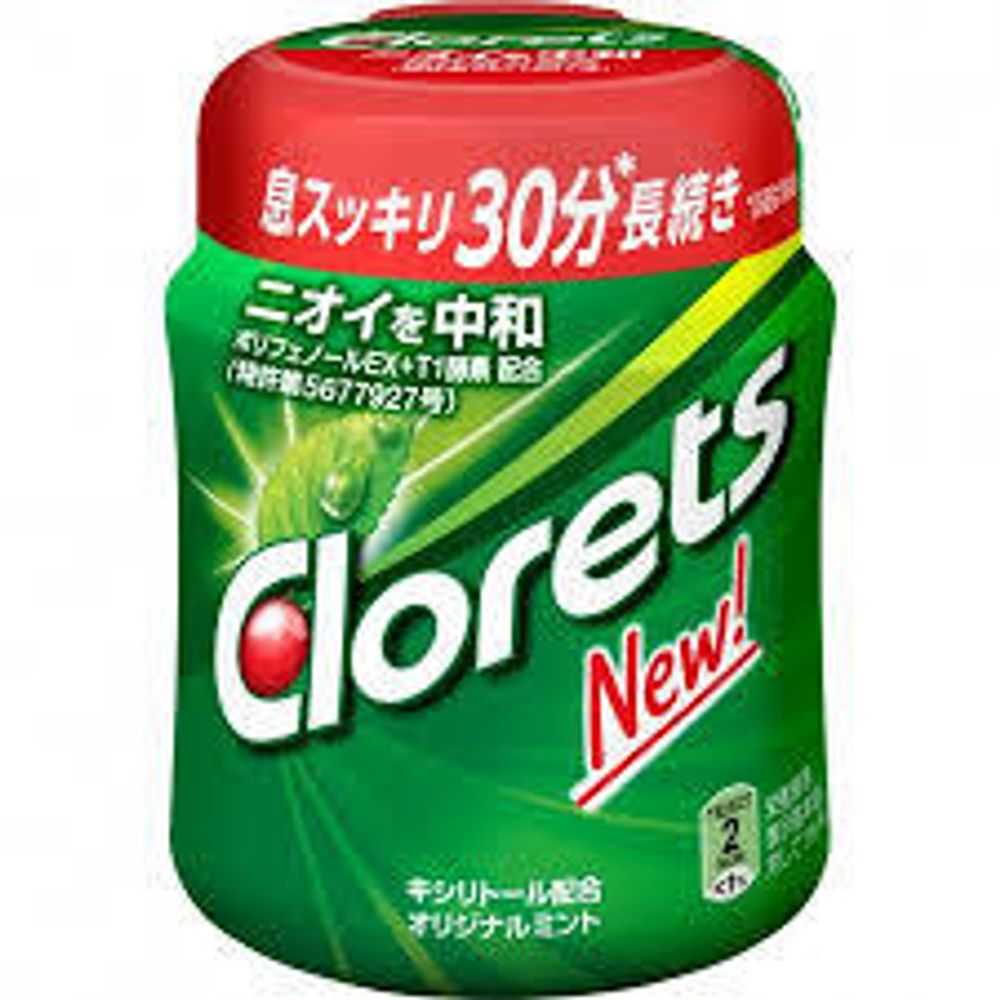 Резинка жевательная Clorets XP Original Mint bottle Оригинальная мята 140г