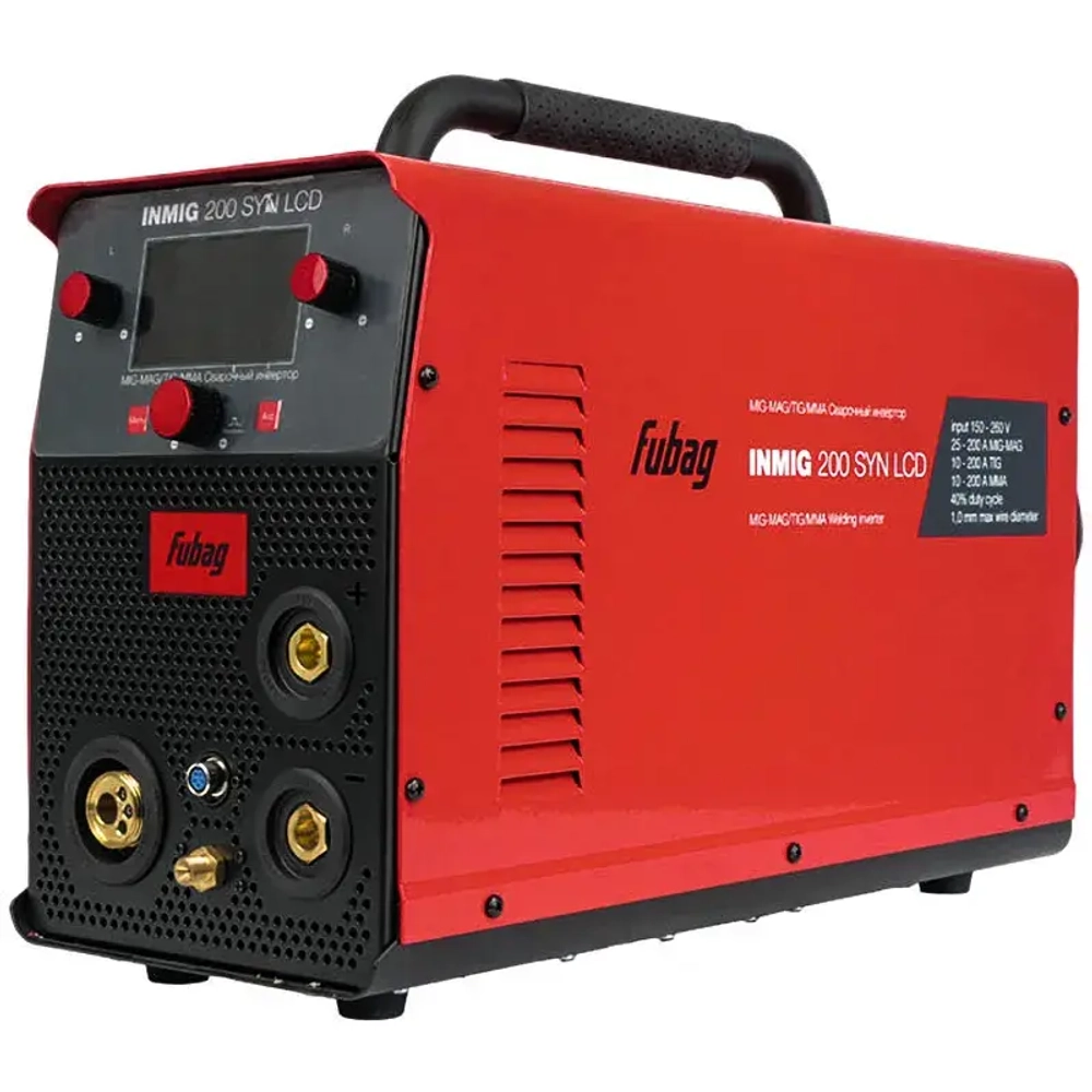 FUBAG INMIG 200 SYN LCD сварочный полуавтомат инверторный с горелкой FB 250 Ergo 31590.1