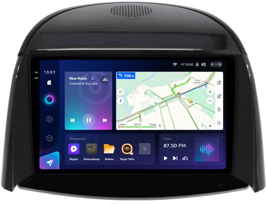 Магнитола для Renault Koleos 2008-2016 - Teyes CC3-2K QLed Android 10, ТОП процессор, SIM-слот, CarPlay