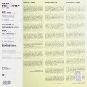 David Oistrakh / Prokofiev: Violin Concertos Nos. 1 & 2 (LP)