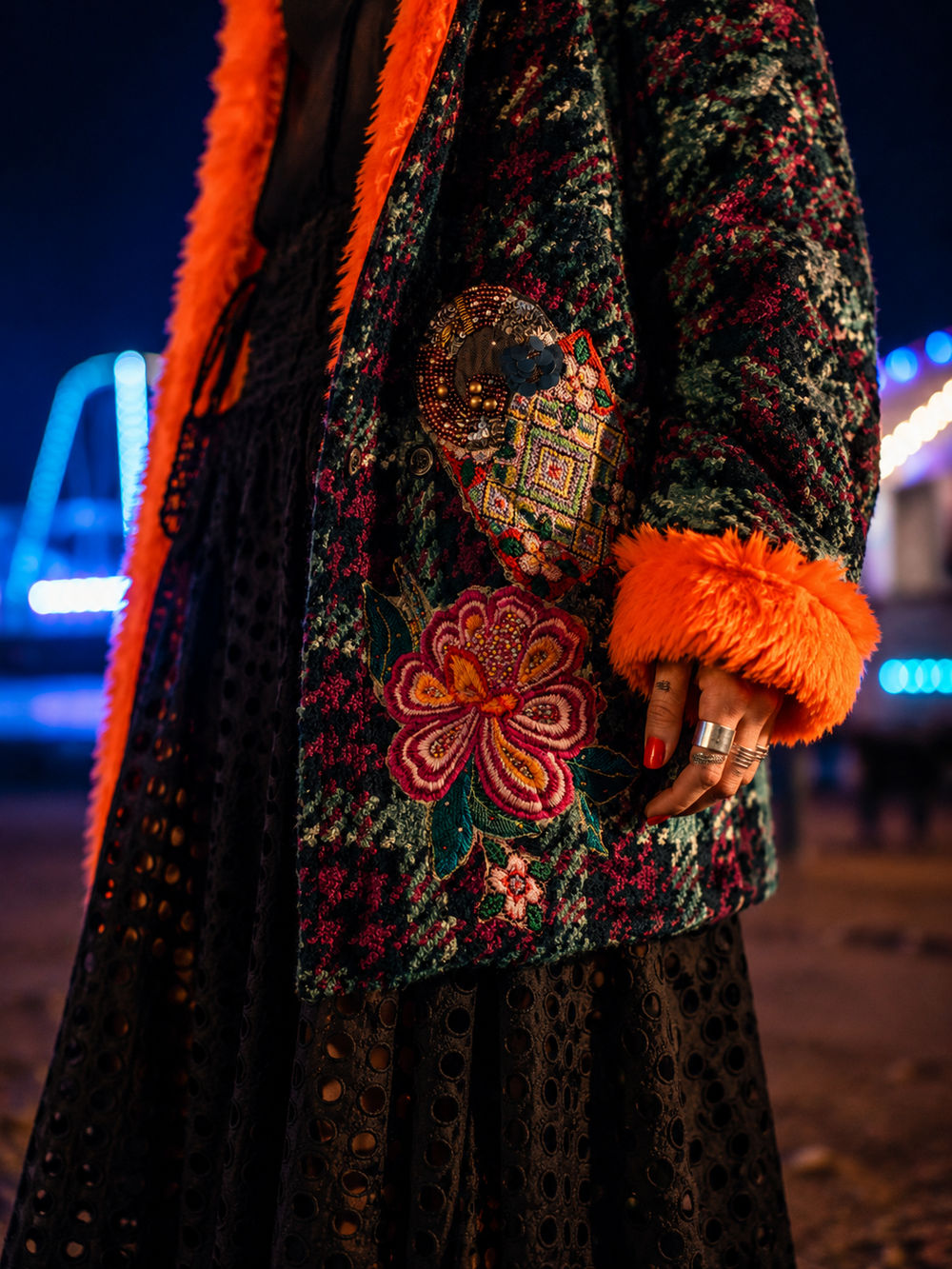 Фестивальное пальто в стиле boho