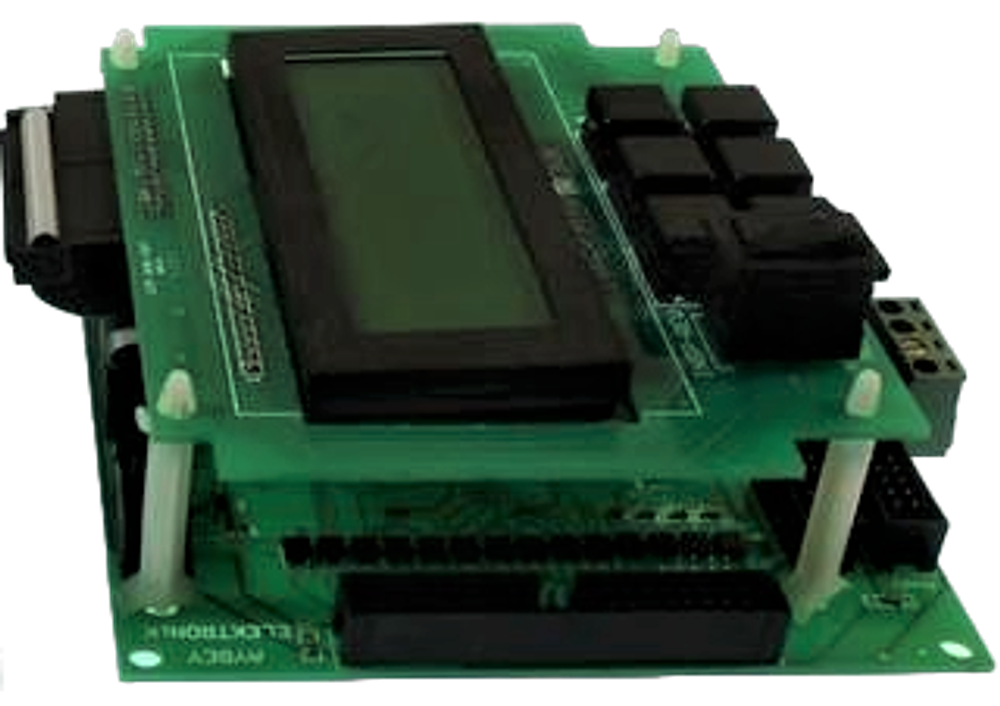 Плата входов/выходов SW LINE с процессорной платой CPU AYBEY.