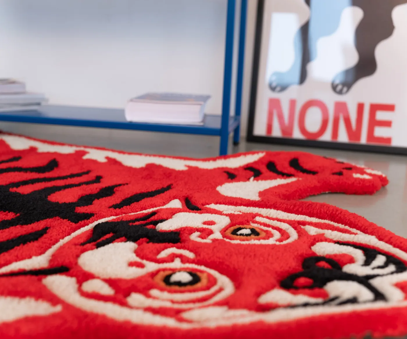 Ковер Тигр красный, 130х100 см