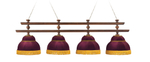 Лампа Ливерпуль Люкс 4 плафона - ясень