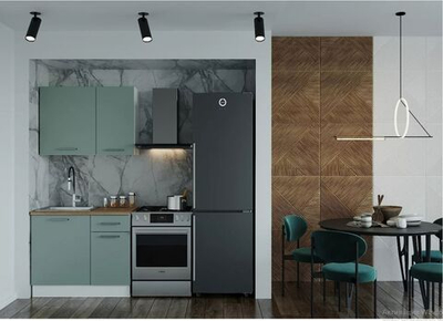 Кухонный гарнитур Муссон 1000 (Стол. 38мм)