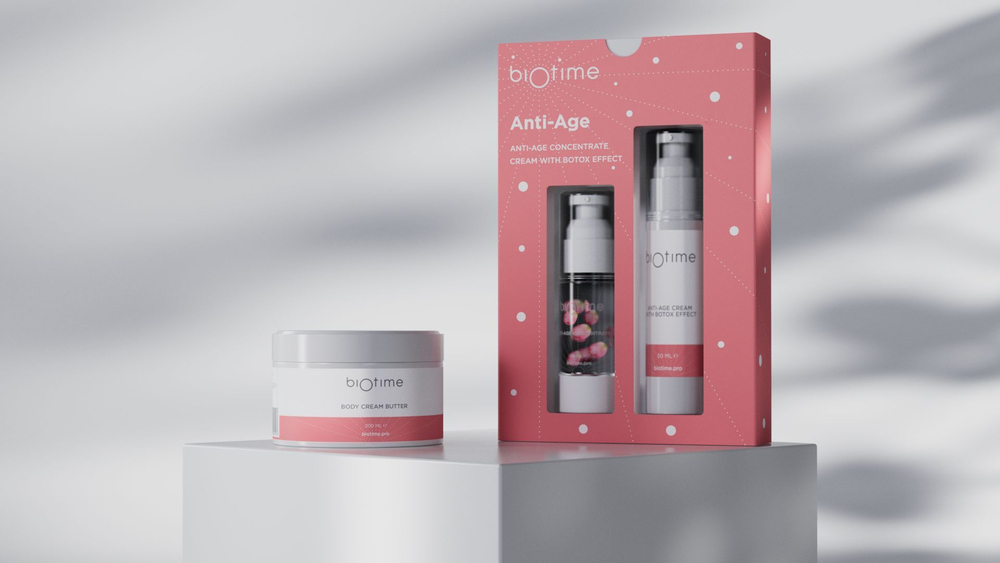 BIOTIME BODY CREAM BUTTER - Крем-баттер для тела марки (Биотайм), 200 мл