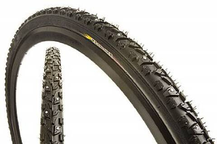Покрышка 700х35С (37-622) K1014 KLONDIKE SKINNY 100шипов/2ряда 760г 30TPI (3,5-6,0 Bar) (10) KENDA