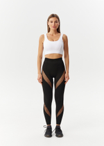 Легинсы бесшовные с высокой талией и перфорацией