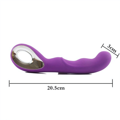 Вибратор перезаряжаемый силиконовый для G-точки Female G-spot Finger Pussy Vibrator (Цвет: розовый)