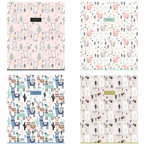 Тетрадь 48л., А5, клетка ArtSpace "Узоры. Cute pattern"