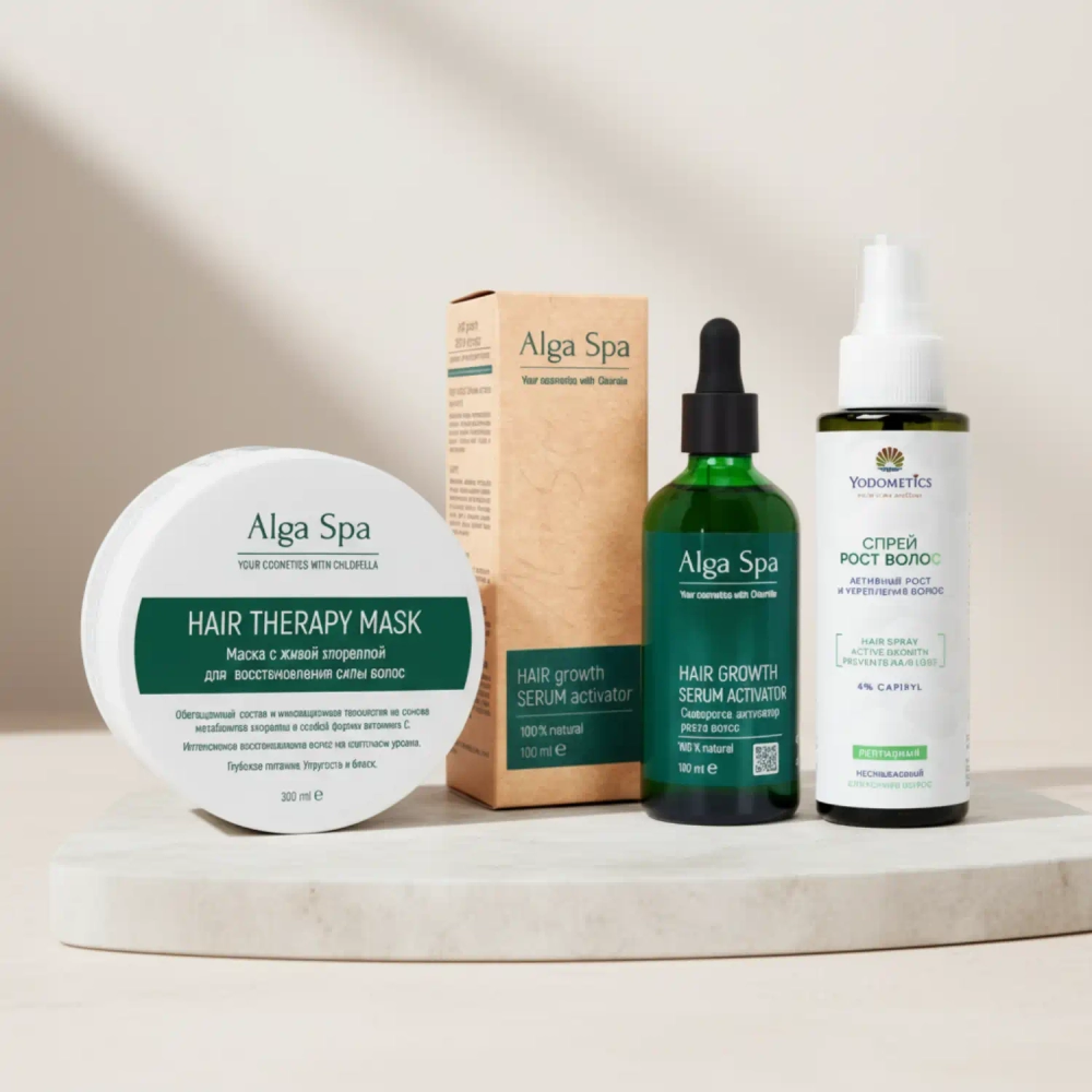 Программа ухода «Укрепление волос и снижение выпадения» - набор из 3 средств