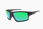 Спортивные очки с диоптриями Demetz Mud / Mat Black / Mat Green 67-16 Polarized Pink With Green Mirror Cat.3