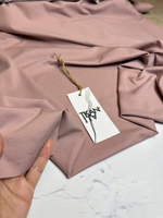 Костюмно-плательный однотонный джерси (ACNE STUDIOS, 70%вискоза/25%нейлон/5%эластан, Пыльная роза лета, 146, 320 гр/м2)