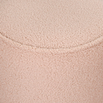 Пуф evie, букле, бежево-розовый