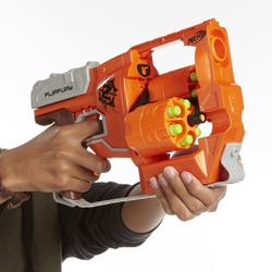 Nerf: Бластер Зомби Страйк Переворот Нерф A9603 — Zombie Strike FlipFury Blaster — Хасбро