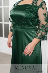 Платье 505-Зеленый Minova