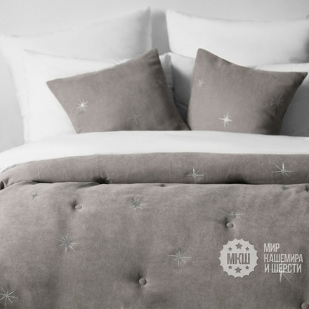Стеганое покрывало для спальни БЭЛЛИИ (арт. BL02-294-03) - серое