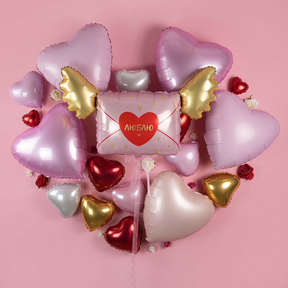 Фольгированный шар-фигура «Валентинка», 89 см