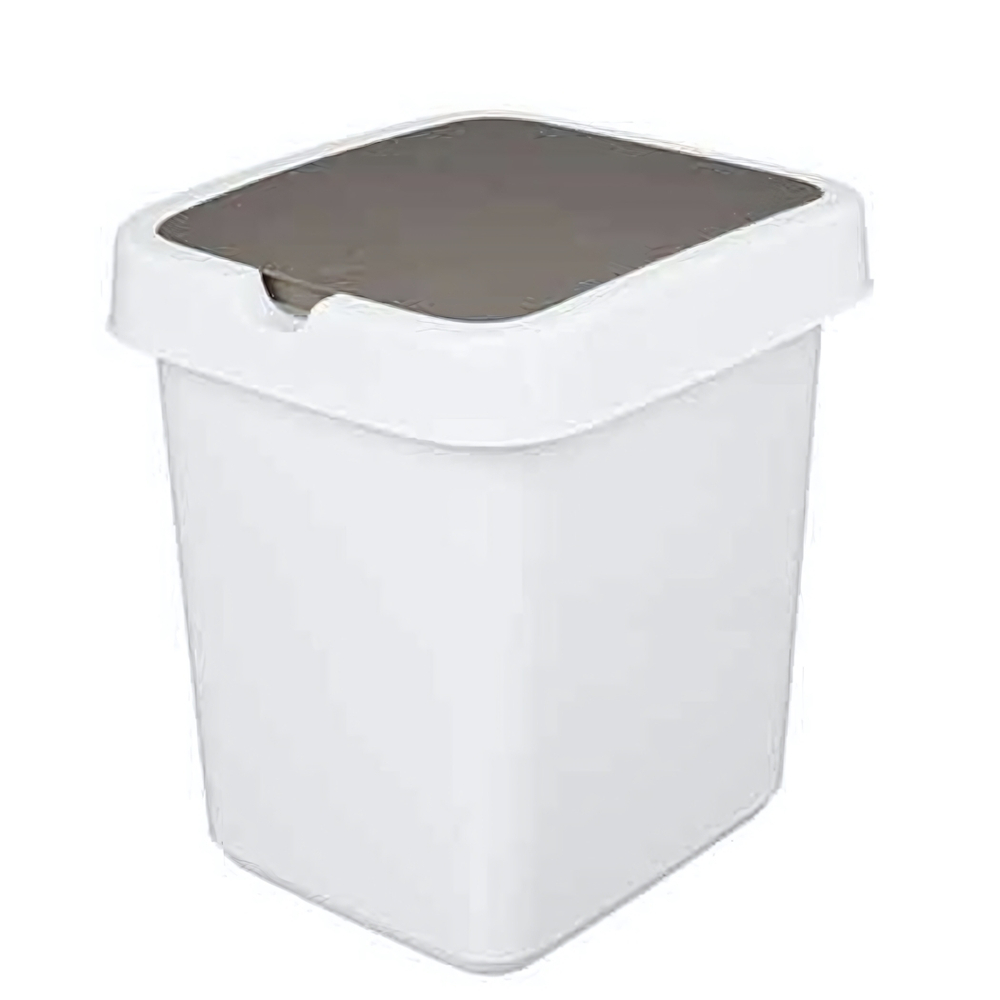 Контейнер для мусора "Tule" 14л (светло-серый)