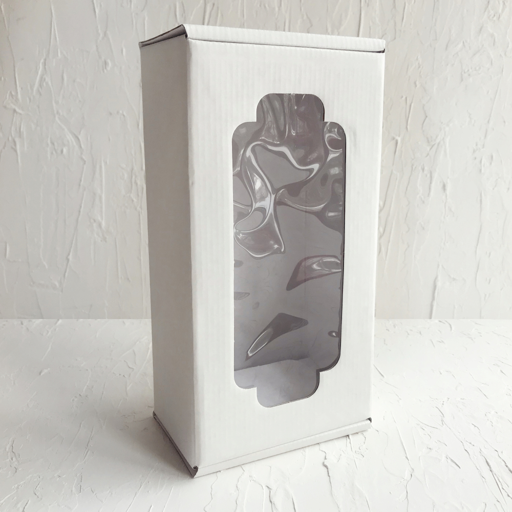 Коробка с окном 23 х 12 х 8 см, белая