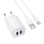 Borofone BAS81A Star зарядное устройство набор (Type-C) (white)