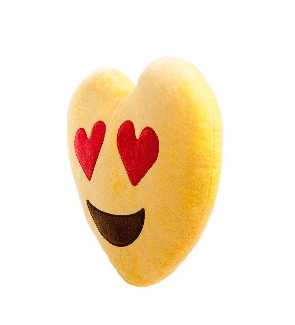 Lovely JOY EK-01 Подушка-сердце «Смайлик Любовь»
