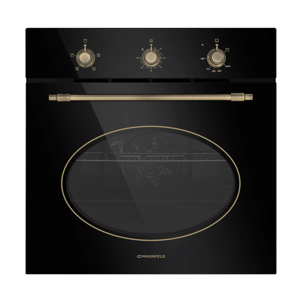 Шкаф духовой газоэлектрический MAUNFELD EOGC604RBG.MT Slim