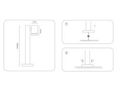 Ambrella Уличный ландшафтный поворотный светильник Garden ST3343
