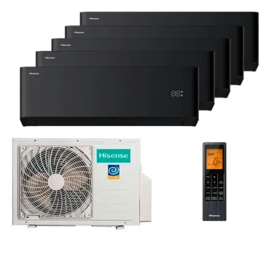 Мульти сплит-система Hisense на 5 комнаты (25+25+25+25+25 кв.м.) VIBE PRO CARBON