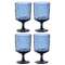 Набор из 4 бокалов для вина Arctic, 280 мл, синий