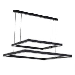 Citilux Дуэт CL719K211 LED Люстра подвесная с пультом Чёрная