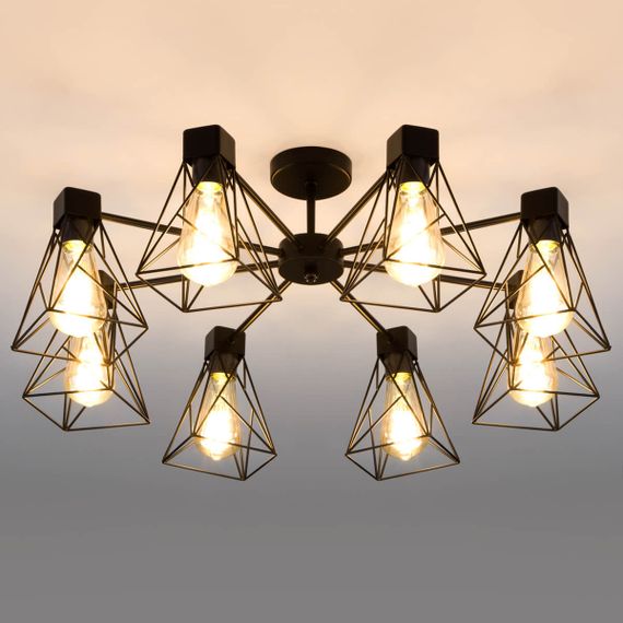 Потолочная люстра Eurosvet 70107/8 черный