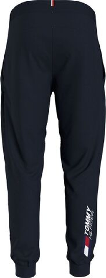 Мужские теннисные штаны Tommy Hilfiger Essential Sweatpants - черный