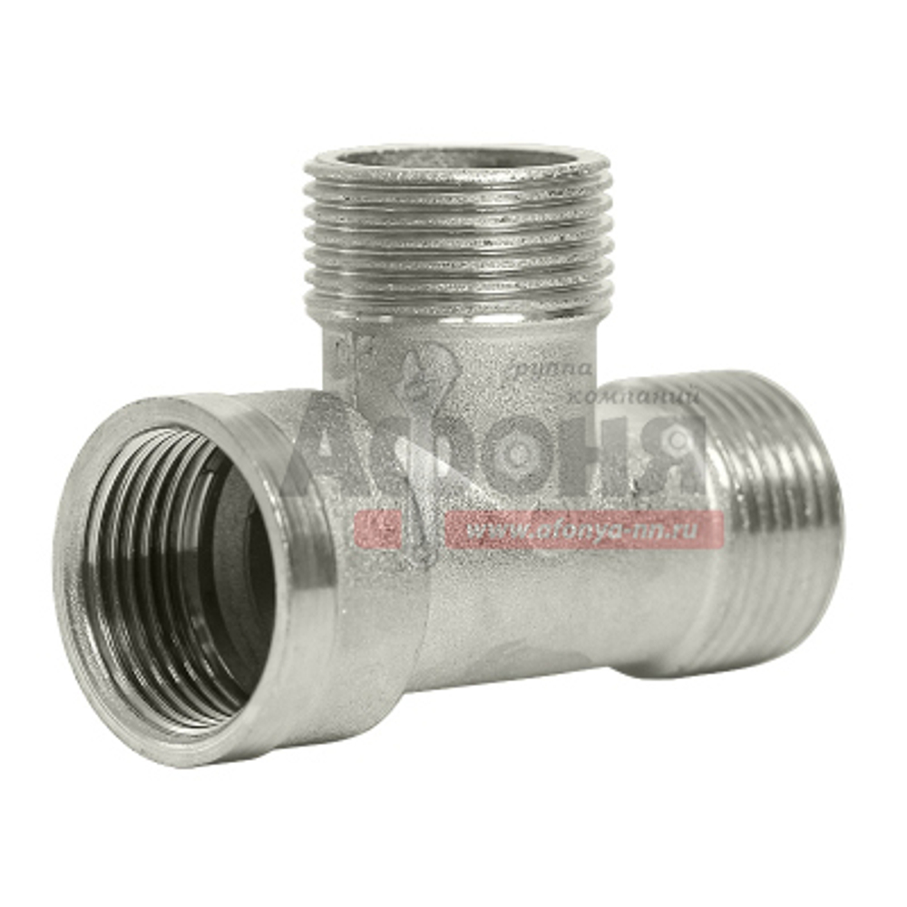 Тройник 1/2'' вн/нар/нар VRT® никель