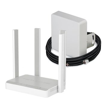 Комплект: Netcraze Runner 4G + MIMO антенна + кабельная сборка+SIM-карта - каталог keenetic