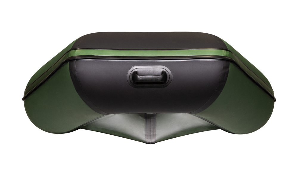 Лодка ПВХ АКВА 3200 Слань-книжка киль (без стрингеров) зелено-черный