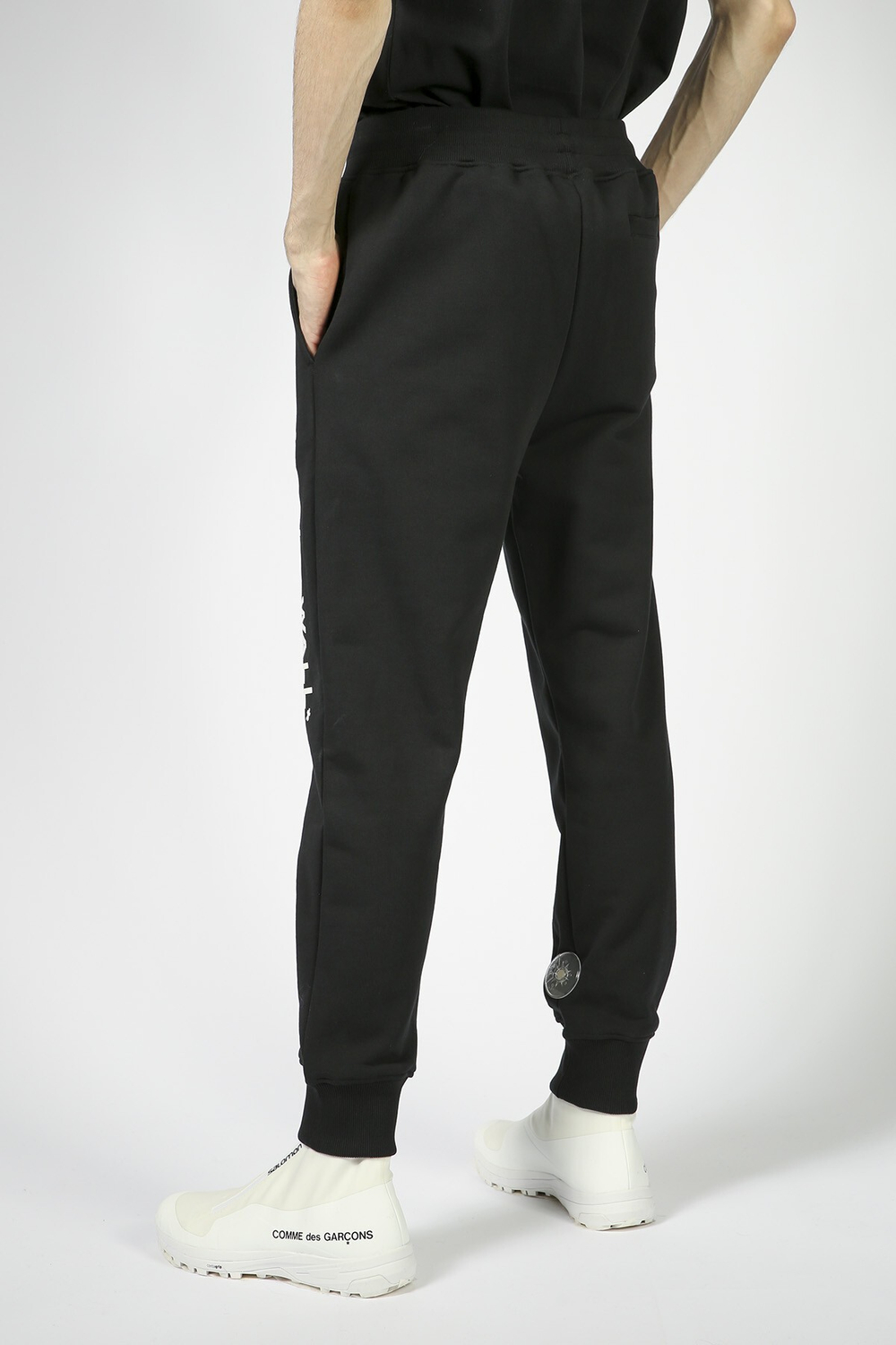 A-COLD-WALL ESSENTIAL LOGO BLACK SWEATPANTS