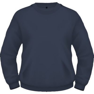 СВИТШОТ МУЖСКОЙ ФЛИС, 280 гр, темно-синий, M-301_44 (XS)