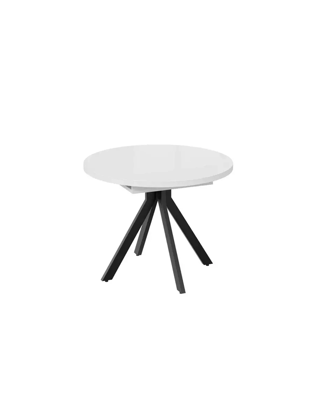 Стол кухонный обеденный круглый раздвижной 100,3х100,3х75 см