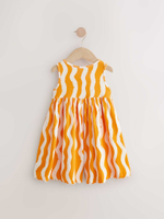 Сарафан для девочки Next AG9-812, Оранжевый, Белый