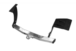 Фаркоп PT GROUP /тип F/ с нержавеющей накладкой CITROEN С-Сrosser,MITSUBISHI Outlander XL ,PEUGEOT 4007 2007-2012(паспорт и сертификат в комплекте)(без электрики) арт.MOX-07-991224.00