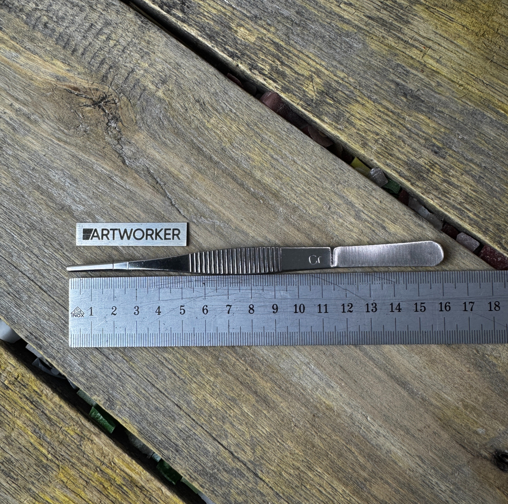 Пинцет для мозаики прямой, Китай (160 мм)