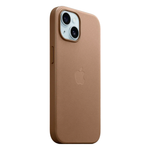 Тканевый чехол с поддержкой MagSafe Apple FineWoven Case для iPhone 15, Taupe (Светло-бежевый)