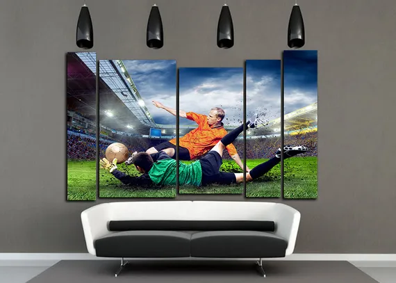 Модульная картина "Выход один на один"