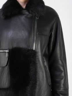 Дубленка зимняя натуральная короткая