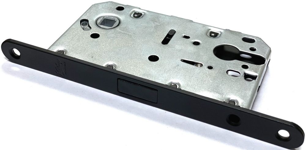 Замок под цилиндр магнитный MC85BL (черный)