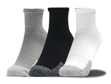 Теннисные носки Under Armour HeatGear Quarter 3P