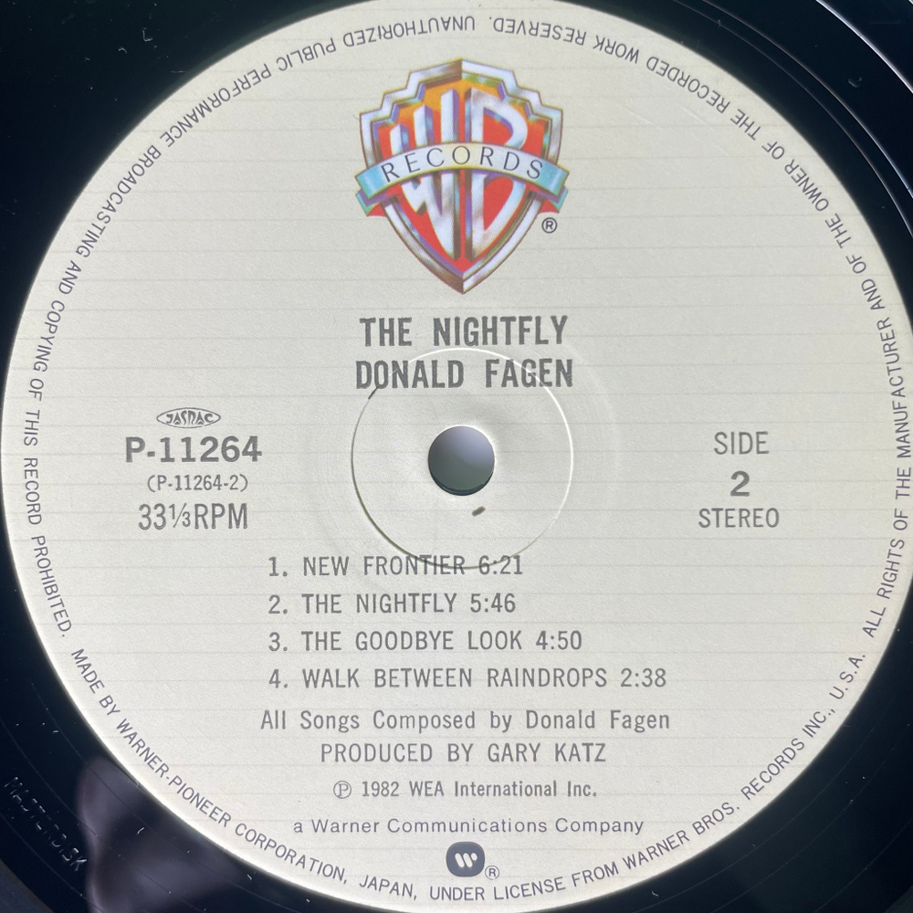 Donald Fagen - The Nightfly (Япония 1982г.)